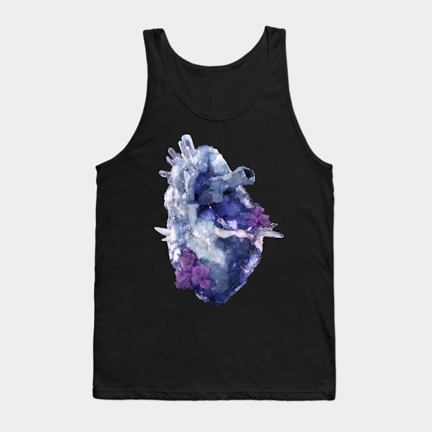 Crystal Heart Tank Top by xdrewstroyerx